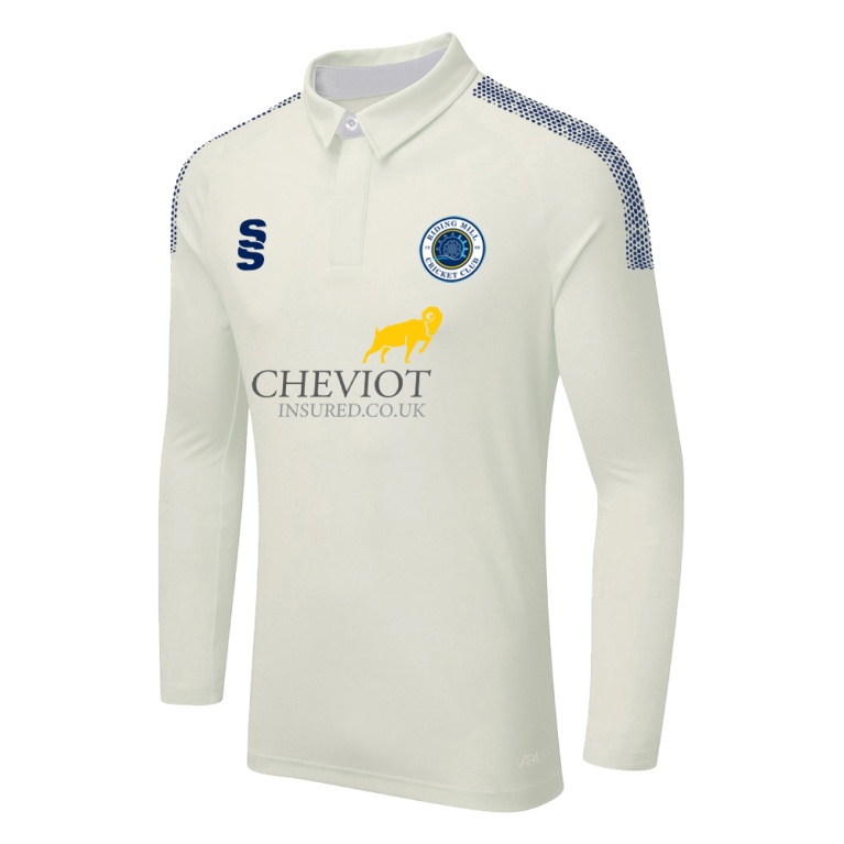 DUAL LONG SLEEVE CRICKET SHIRT (WOMENS)-Ivory