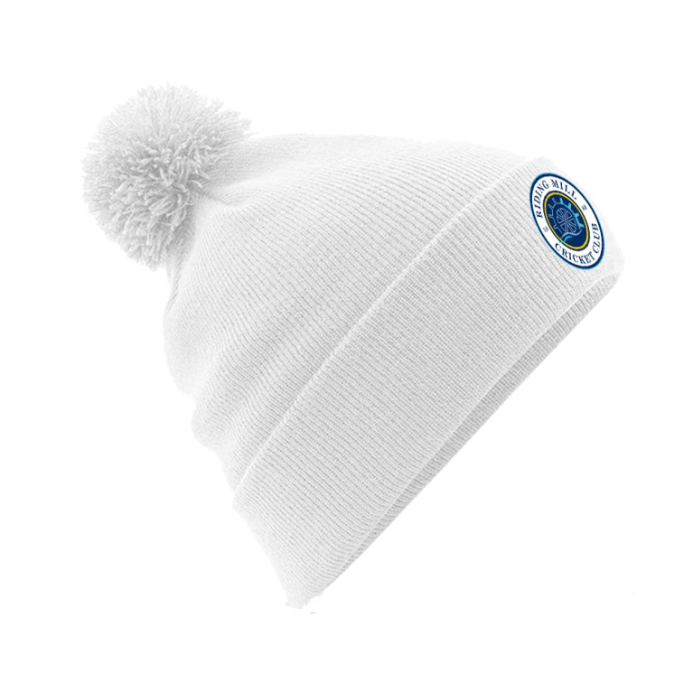 Original Pom Pom Beanie : White