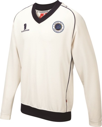 Riding Mill CC - Long Sleeve Sweater Navy Trim